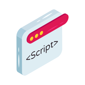 Web Script, Online Script, Script Website, Script Webpage, Script Page, icon
