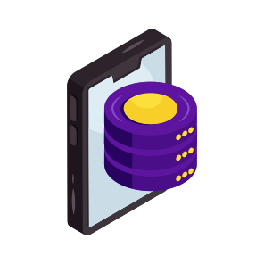 Mobile Server, Dataserver, Mobile Database, Db, Sql icon
