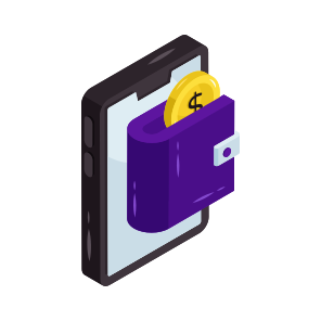 Mobile Wallet, Billfold, Notecase, Pouchette, Pocketbook icon