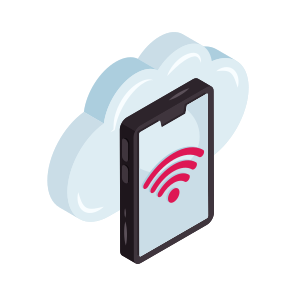 Mobile Wifi, Mobile Internet, Wireless Network, Broadband Connection, Iot, icon