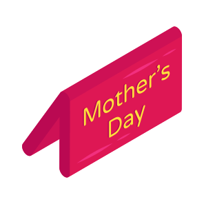 Mother's Day Banner, Mother's Day Sign, Mother's Day Symbol, Mother's Day Event, Mother's Day Ensign icon