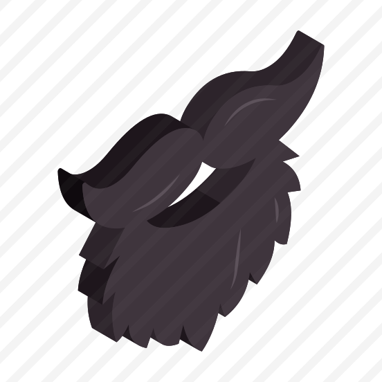 Mustache Prop, Booth Prop, Moustache Mask, Face Mask, Mustache And Beard preview
