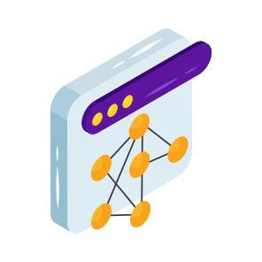 Nodes, Mesh Network, Topology, Molecule, Compound icon