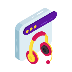Online Helpline, Online Hotline, Customer Service, Customer Support, Headphones icon