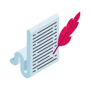 Quill Writing, Vintage Writing, Online Writing, Feather Writing, Paper Writing, icon