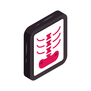 Ribs, Ribs Cage, Sternum, Breastbone, Ribs Anatomy icon