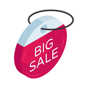 Sale Card, Sale Voucher, Sale Label, Sale Tag, Big Sale icon