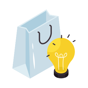 Shopping Idea, Innovation, Creative Idea, Big Idea, Creativity icon