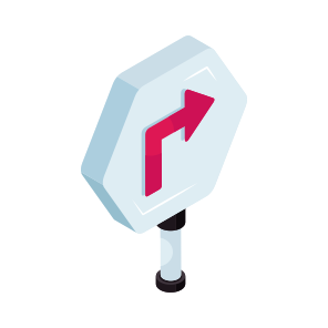 Turn Forward Arrow, Arrowhead, Pointing Arrow, Directional Arrow, Navigation Arrow icon