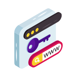 Webpage Security, Encrypted Website, Secure Website, Web Security, Web Access, icon