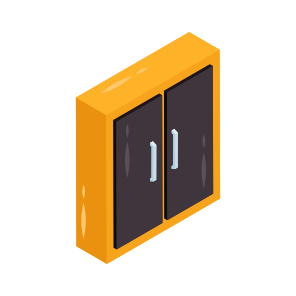 Almirah, Cupboard, Cabinet, Wardrobe, Cabinet, icon