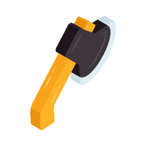 Axe, Woodcutting Tool, Equipment, Instrument, Tomahawk, icon