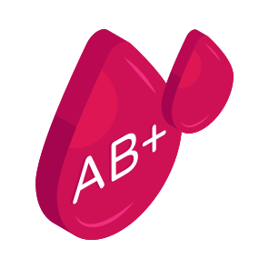 Blood Donation, Blood Drops, Blood Droplets, Blood Care, Ab+ Blood Group icon