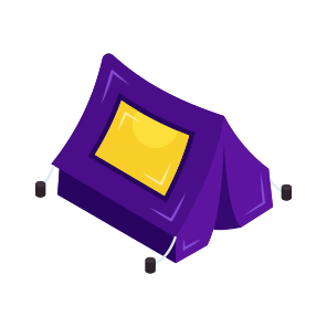 Camp, Campsite, Temporary Residence, Accomodation, Tent icon