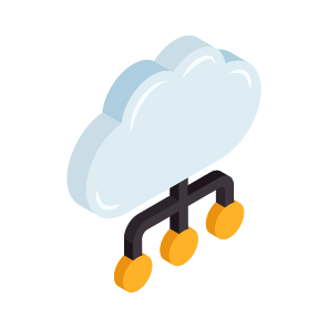 Cloud Network, Cloud Connection, Cloud Technology, Cloud Computing, Cloud Hosting icon