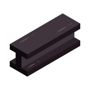 Construction Material, Construction Tool, Girder, Steel Beam, Tie Beam, icon