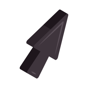 Cursor Arrow, Pointer, Pointing Arrow, Navigation Arrow, Arrowhead icon
