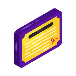 Degree, Diploma, Certificate, Deed, Credential Document, icon
