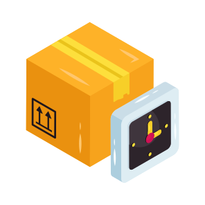 Delivery Time, On Time Delivery, Parcel, Package, Logistic Delivery icon