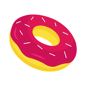 Donut, Doughnut, Confectionery, Bakery, Snack icon