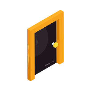 Door, Entrance, Exit, Entryway, Doorway, icon