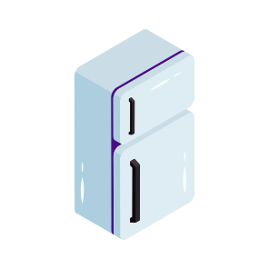 Fridge, Refrigerator, Cooler, Electronic, Home Appliance icon