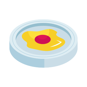 Fried Egg, Egg Pan, Edible, Breakfast, Healthy Diet icon
