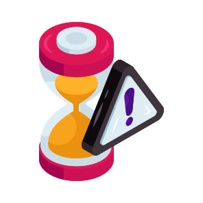 Hourglass, Sandglass, Time Error, Vintage Timepiece, Timekeeper Device icon