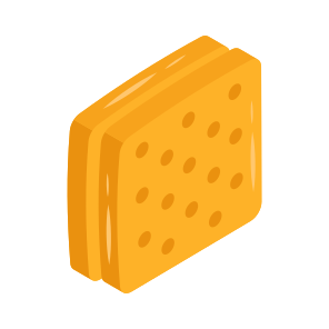 Biscuits, Snack, Breakfast, Edible, Eatable icon