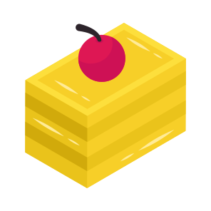 Cake, Edible, Party Cake, Cherry Cake, Bakery Item, icon