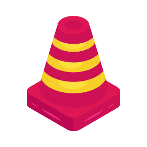 Construction Cone, Pylon, Blockade, Road Cone, Hurdle, icon