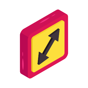 Directional Arrows, Navigational Arrows, Arrowheads, Pointing Arrows, Doublehead Arrows icon