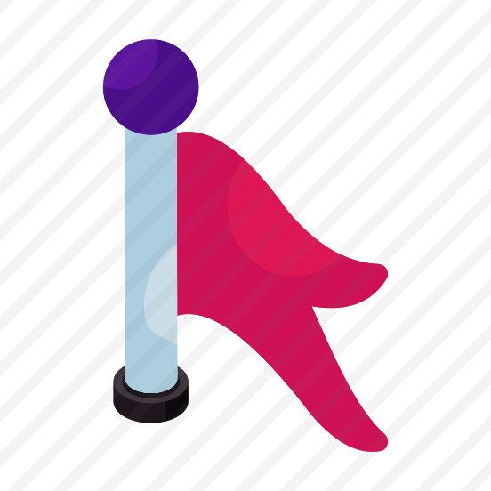 Flag, Flagpole, Streamer, Sports Flag, Isometrictering Flag preview