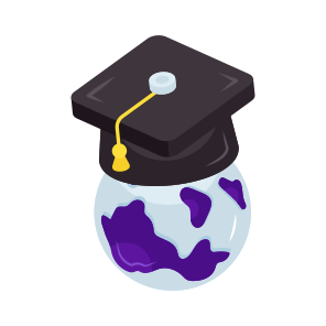 Global Education, Global Learning, Global Diploma, Global Degree, Global Study icon