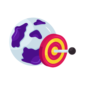 Global Target, Global Goal, Global Aim, Global Objective, Global Purpose icon
