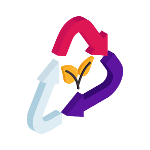 Leave Recycling, Reprocess, Renewable, Reuse, Eco Sign icon