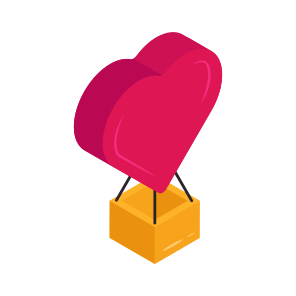 Love Air Balloon, Gasbag, Helium Balloon, Party Decor, Decor Accessory icon