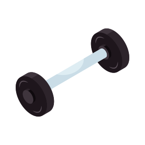 Barbell, Gym Tool, Gym Equipment, Halters, Dumbbells icon