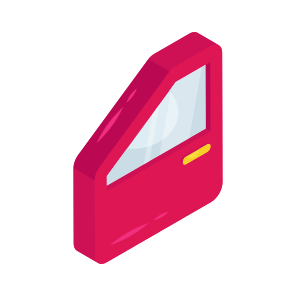 Car Door, Car Accessory, Car Equipment, Car Instrument, Vehicle Accessory icon