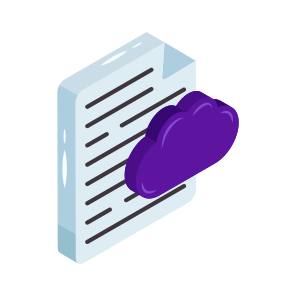 Cloud Technology, Cloud File, Cloud Document, Cloud Doc, Cloud Archive, icon