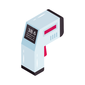 Digital Thermometer, Thermostat, Medical Gauge, Temperature Measurement, Medical Tool, icon