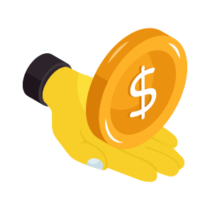 Dollar Coin, Cash Coin, Money Coin, Currency Coin, Finance icon