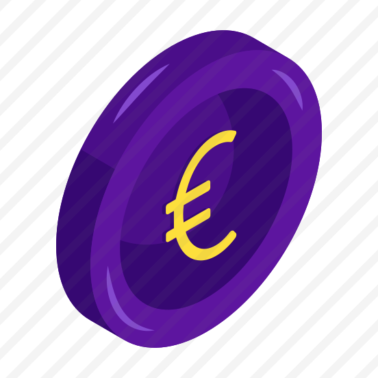 Euro Coin, Cash Coin, Money Coin, Currency Coin, Finance preview