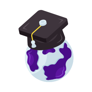 Global Education, Global Learning, Global Diploma, Global Degree, Global Study icon