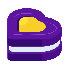 Heart Biscuit, Snack, Breakfast, Edible, Eatable icon