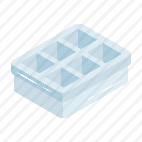 Ice Cube Tray, Cubes Container, Freezer Tray, Fridge Treat, Accessory preview