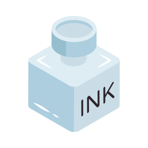Inkpot, Ink Bottle, Ink Container, Inkwell, Inkstand icon