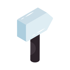 Mallet, Hammer, Repair Tool, Equipment, Instrument, icon