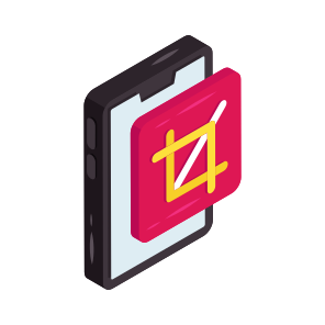 Mobile Crop Tool, Photoshop Tool, Designing Tool, Graphic Tool, Illustrator Tool, icon