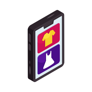 Mobile Shopping, Eshopping, Ecommerce, Online Shopping, Buy Online icon